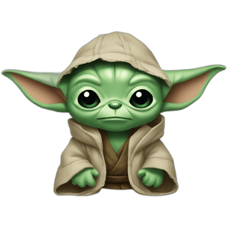 Stitch as yoda emoji