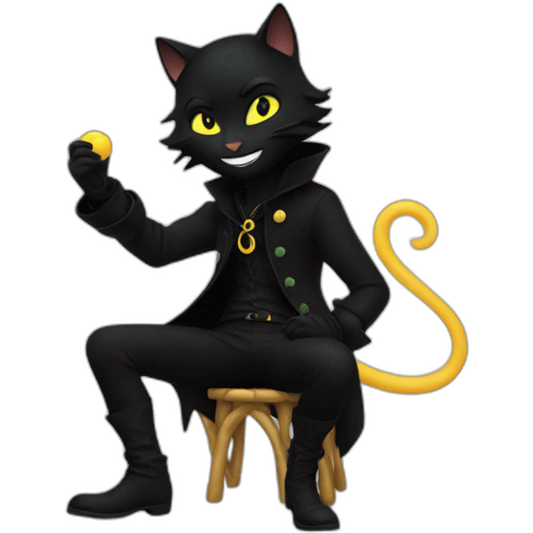 Chat noir miraculous emoji