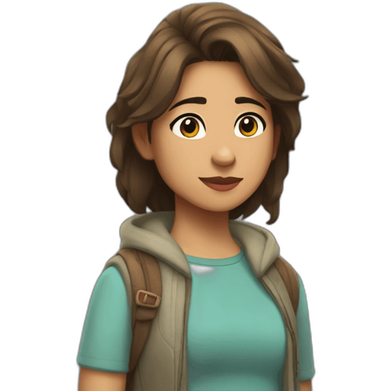 Luz Noceda from the The Owl House, a disney channel show created by Dana Terrace emoji