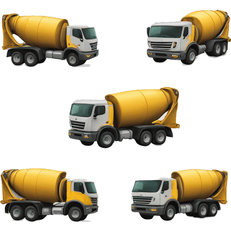 Concrete truck emoji