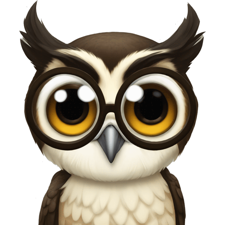 Spectacled owl emoji