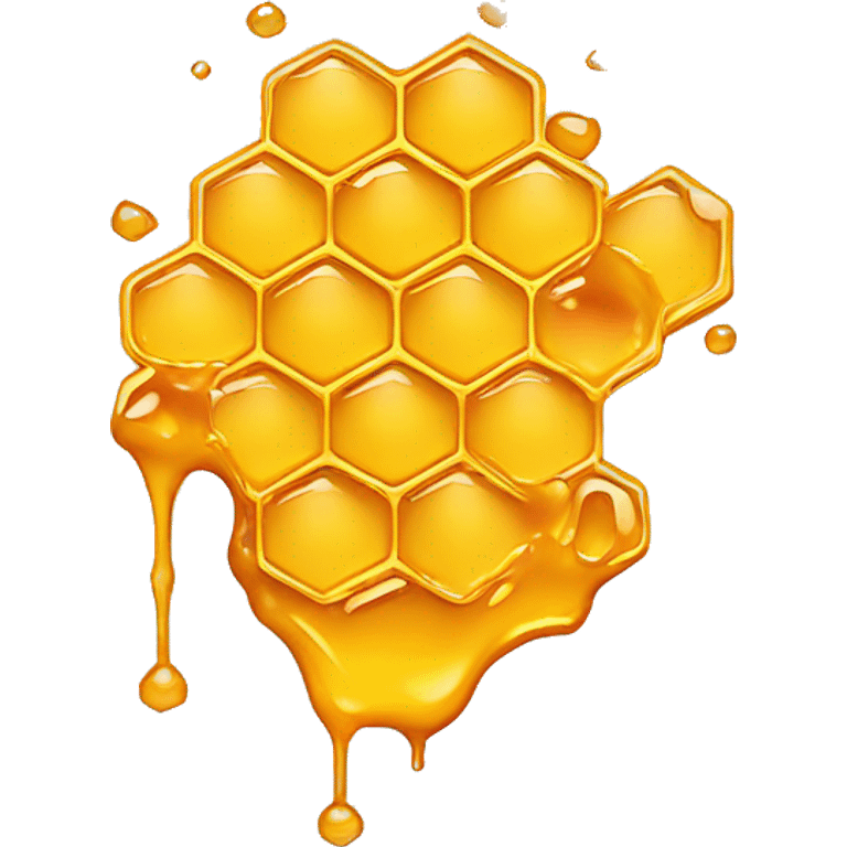 Honeycomb dripping with honey  emoji