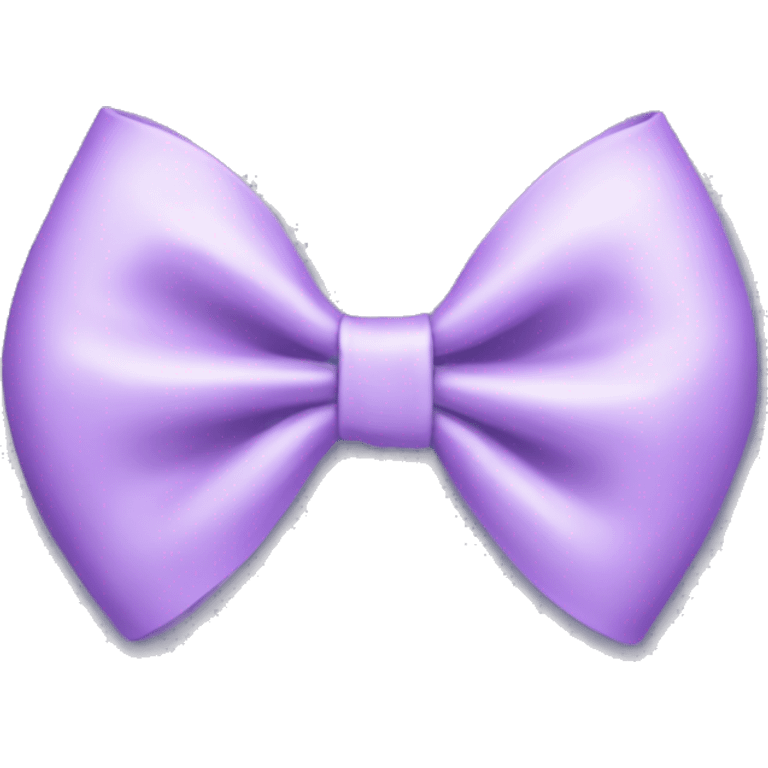 light purple coquette bow emoji