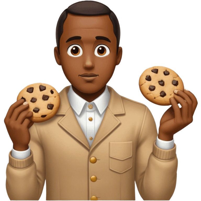 Diddy serving cookies emoji