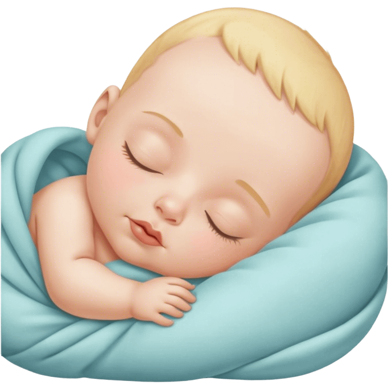 Baby sleeping emoji