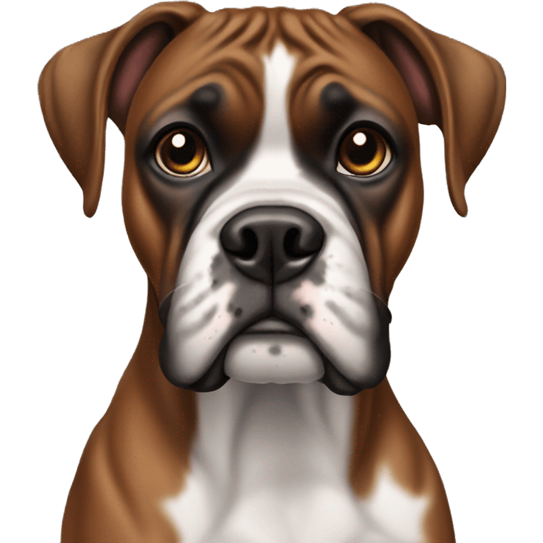 Brindle boxer emoji