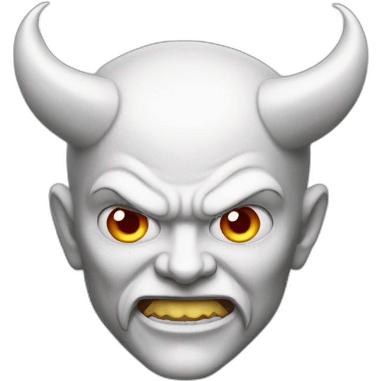 Devil White  emoji