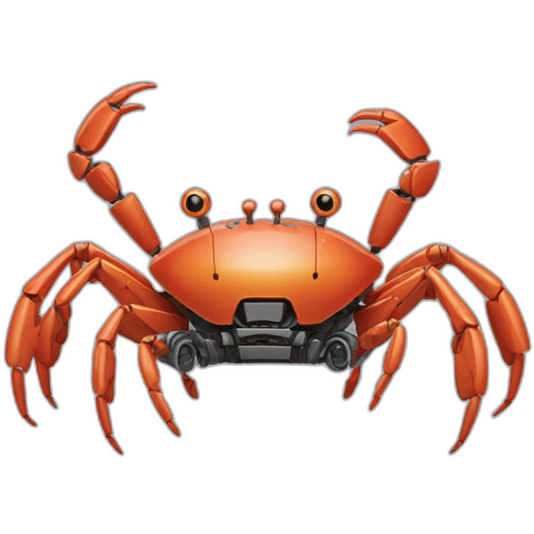 Robot crabe emoji