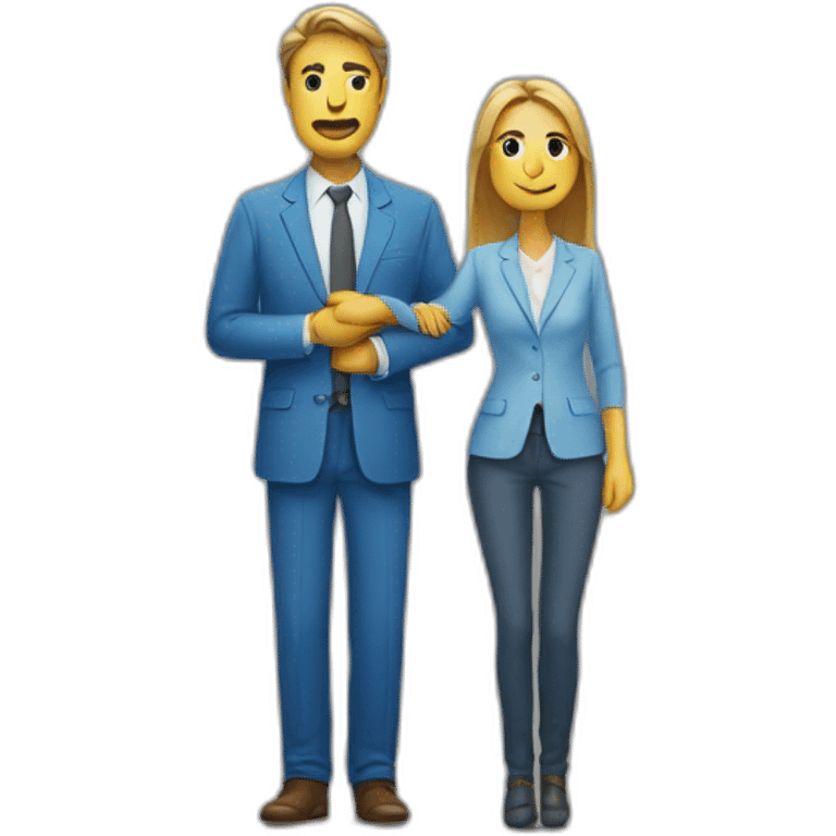 un homme et une femme qui s'embrasse emoji