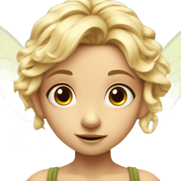 Tiny blonde female fairy is awake! emoji