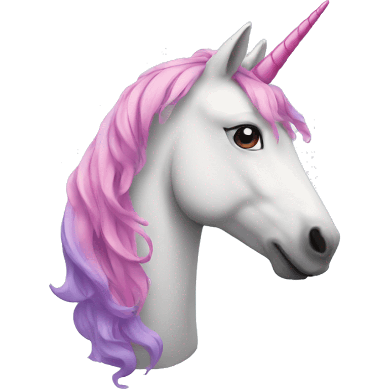 Iphone avatar unicorn with heart emoji