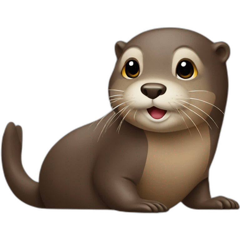 otter computer-savvy emoji