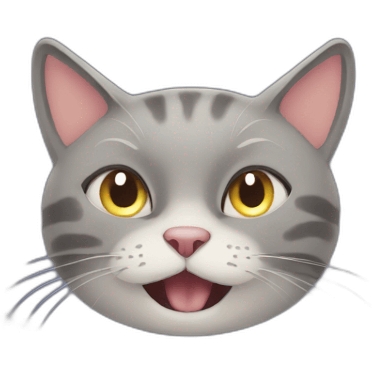 Good night cat reacting "outstanding" emoji