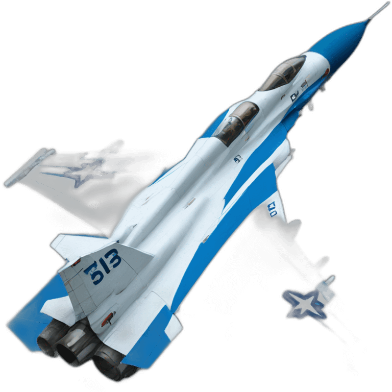 SU-33 with blue and white stripes emoji