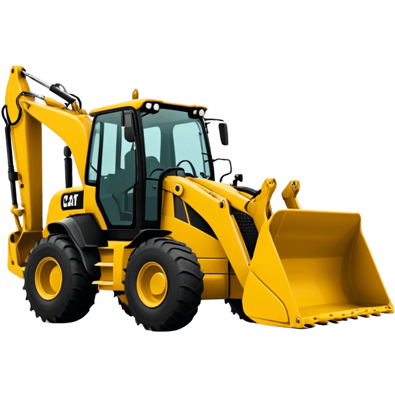 Backhoe Loader - Caterpillar 430F (Model Year: 2021) (Iconic colour: Yellow) emoji