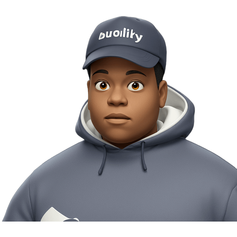 boy with hat looking forward emoji