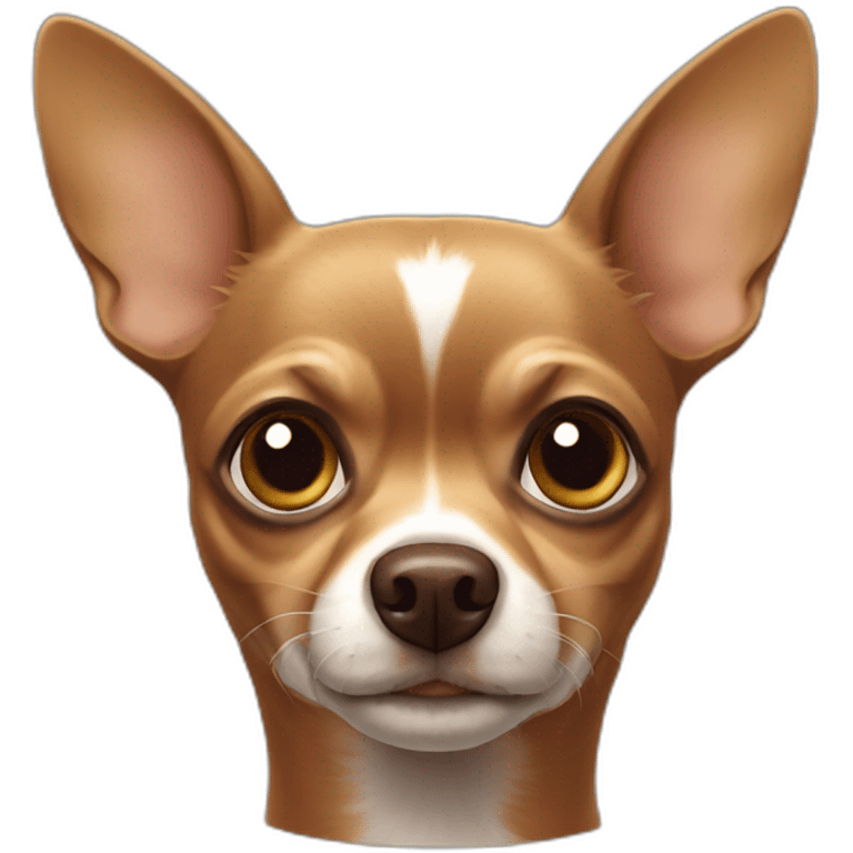 old brown chihuahua emoji