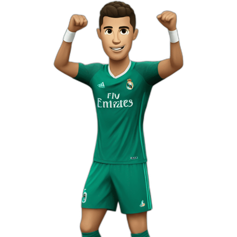 Cristiano ronaldo saying "SUII" emoji