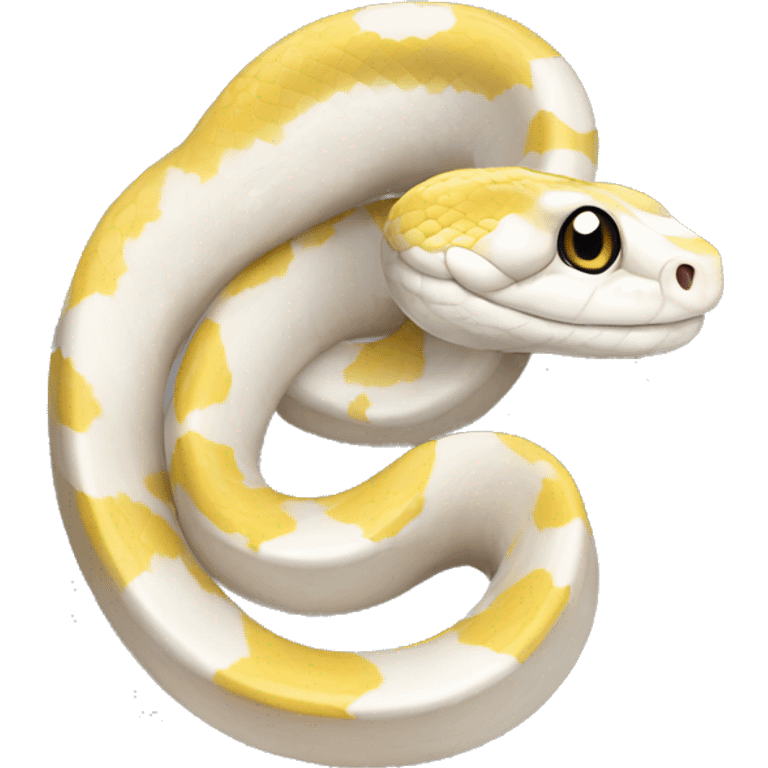 Pied python emoji