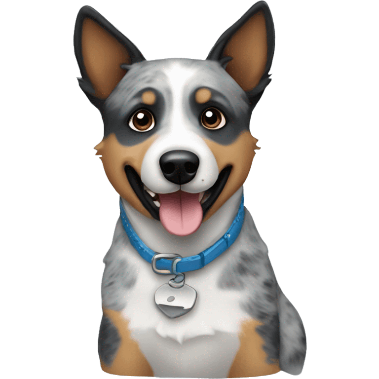 Blue heeler dog emoji