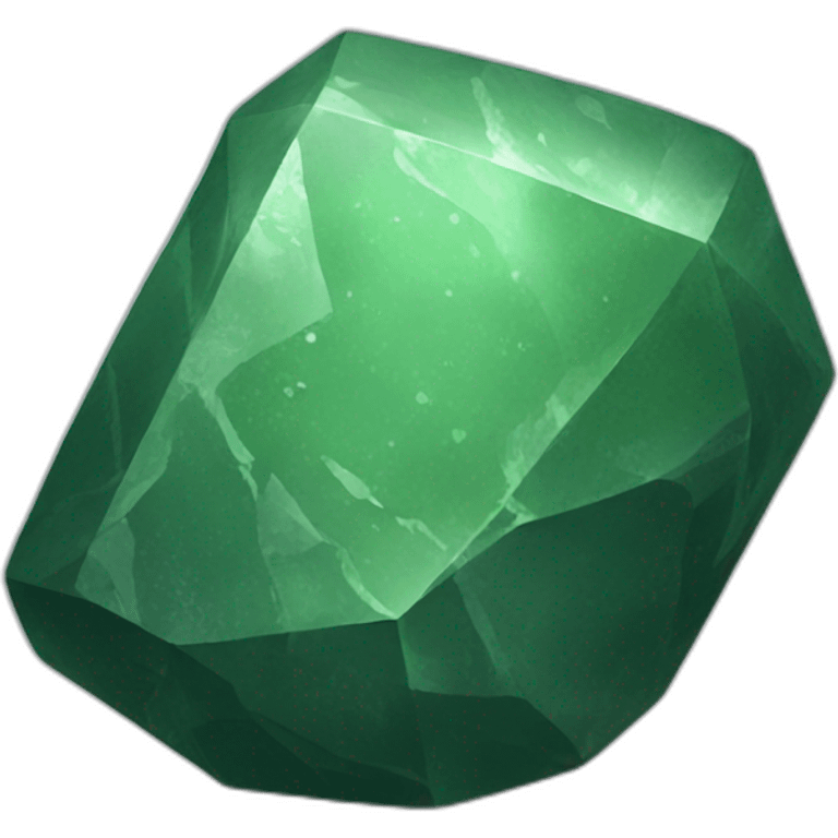 green stone emoji