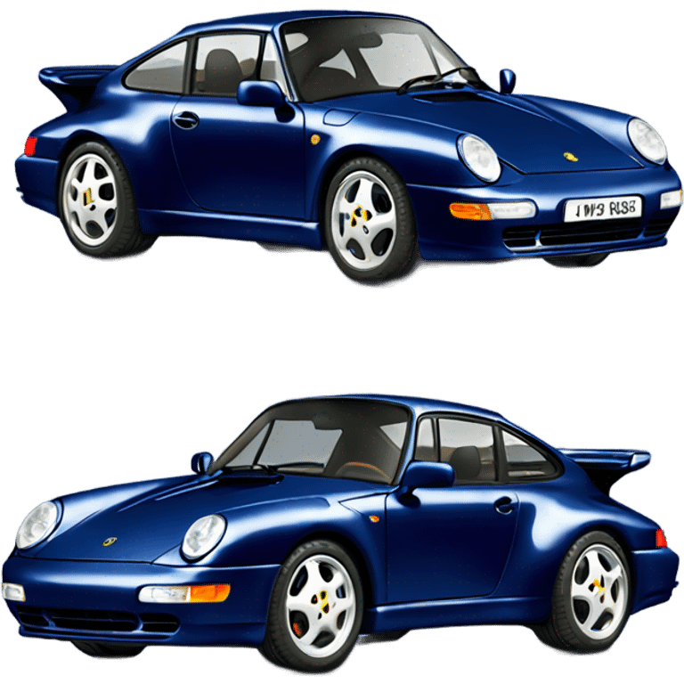 1994 navy blue Porsche 993 carrera 2 emoji