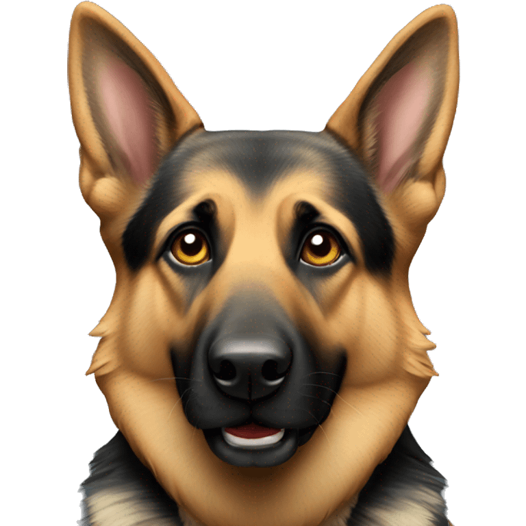 German shepherd  emoji