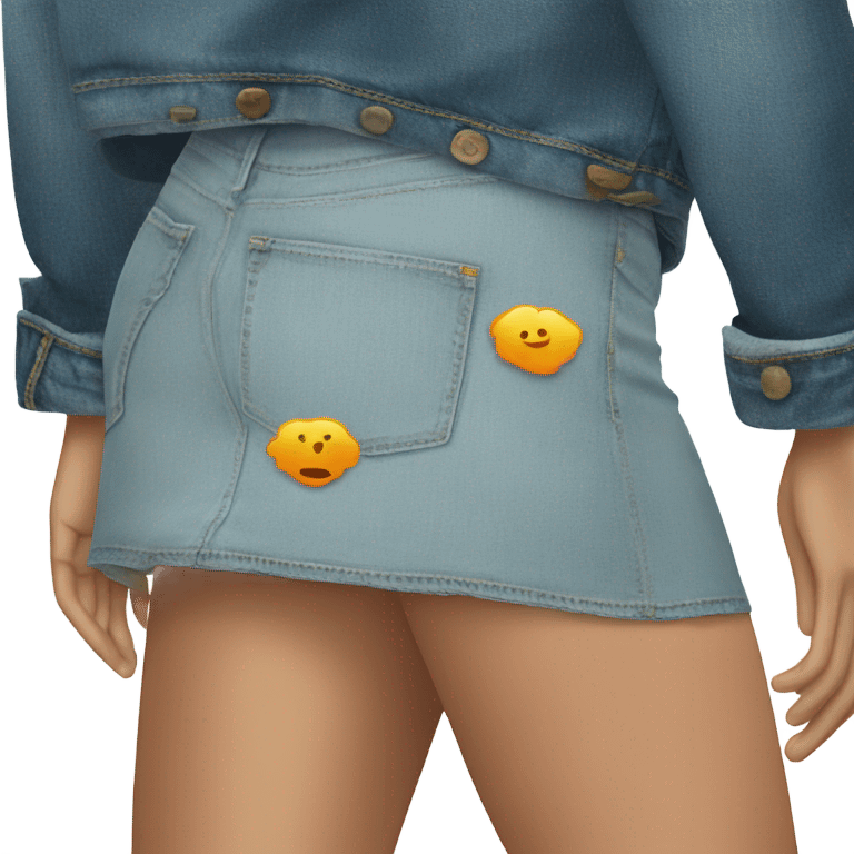 skirt over wise jeans emoji