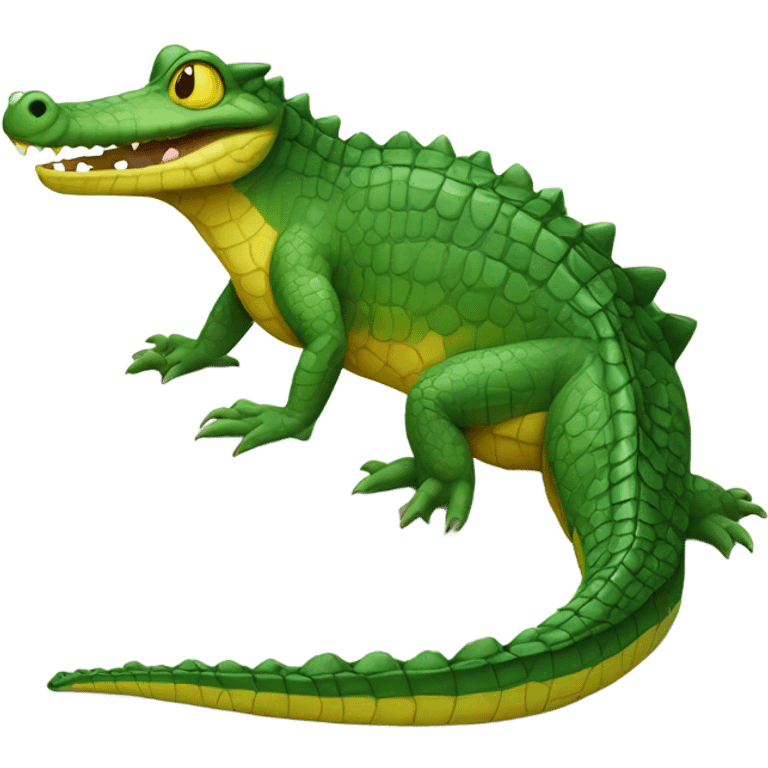 Mini crocodile emoji