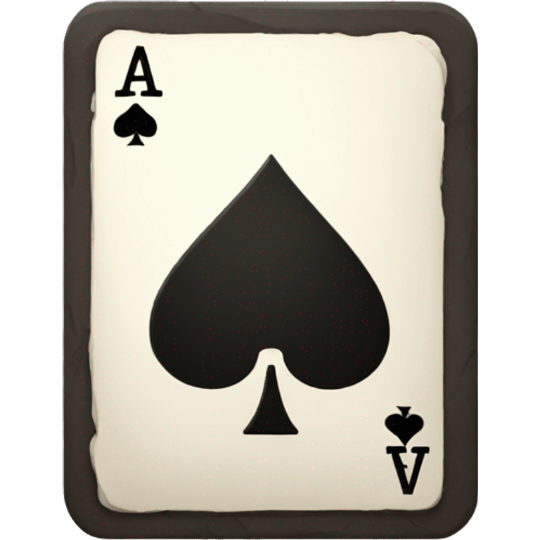 Ace of Spades emoji