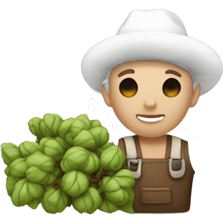 pepole farming cotton emoji