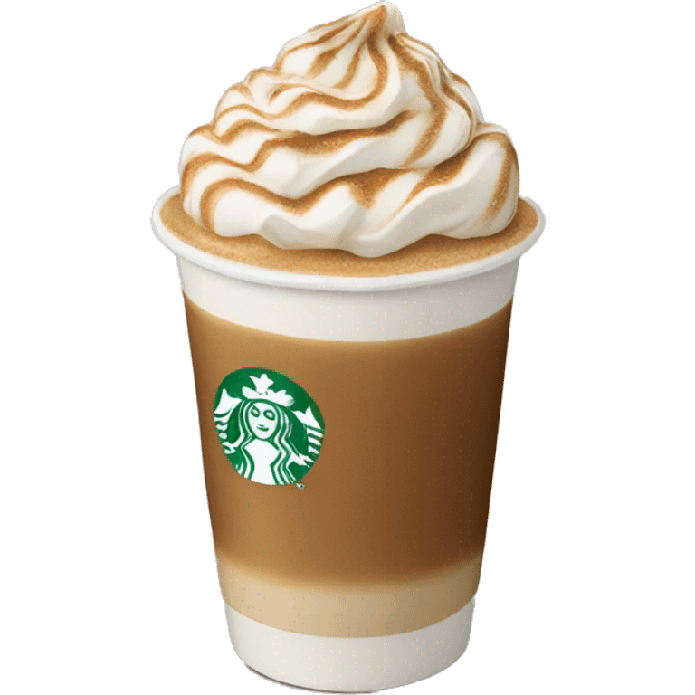 Starbucks Hazelnut latte  emoji