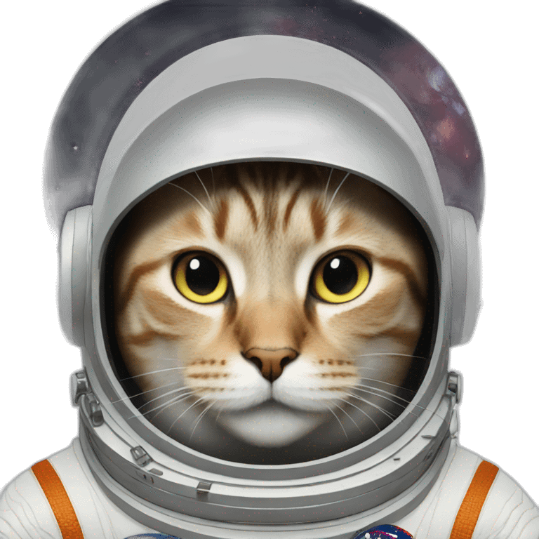 Cat astronaut emoji