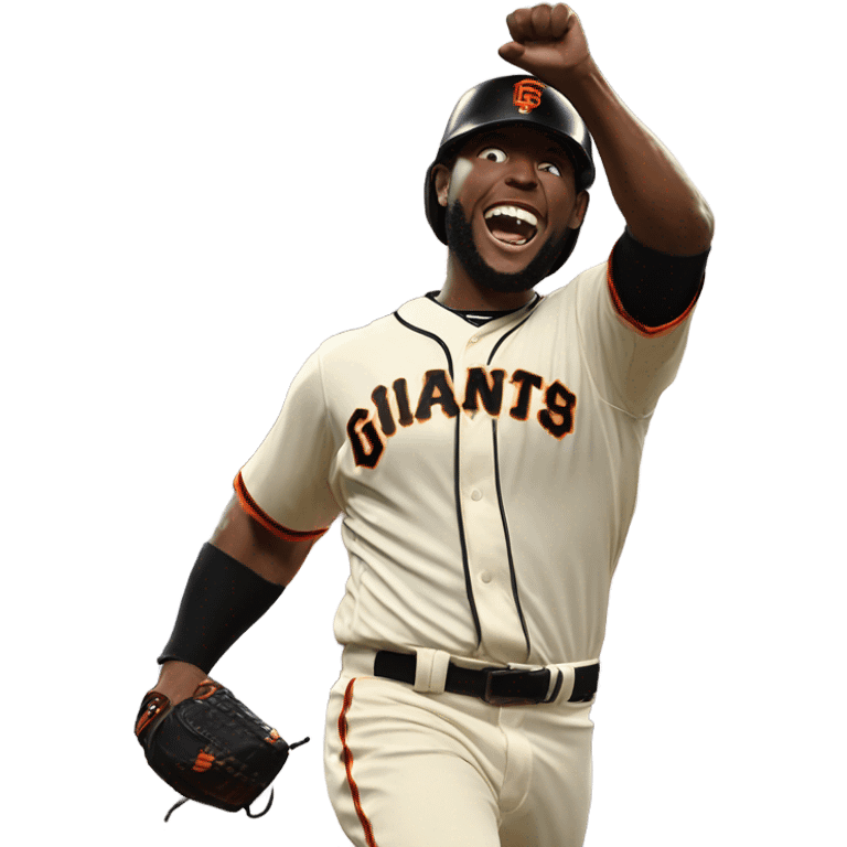 SF Giants player  winning LA Dodgers  emoji