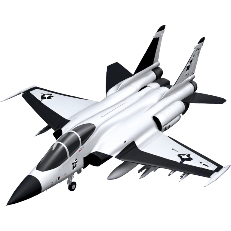 Jet Trainer - T-38 Talon - Northrop Grumman (Model Year: 2021) (Iconic colour: White and black) emoji