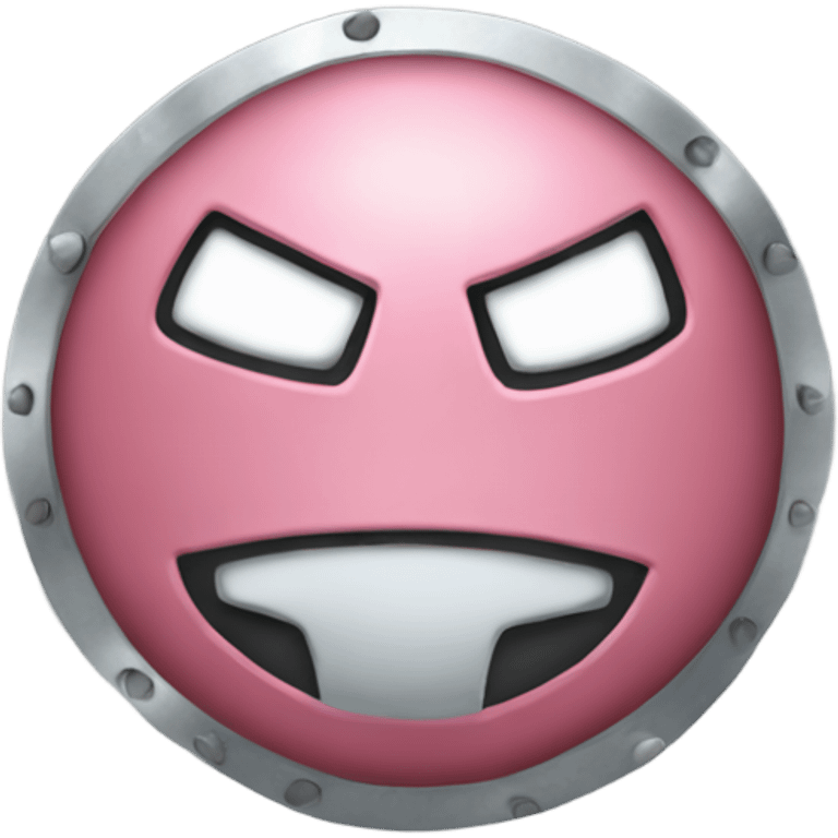 Metal Kirby ball emoji