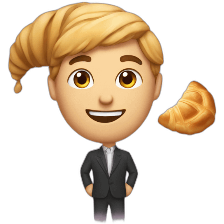 Alex Lacour with a croissant emoji