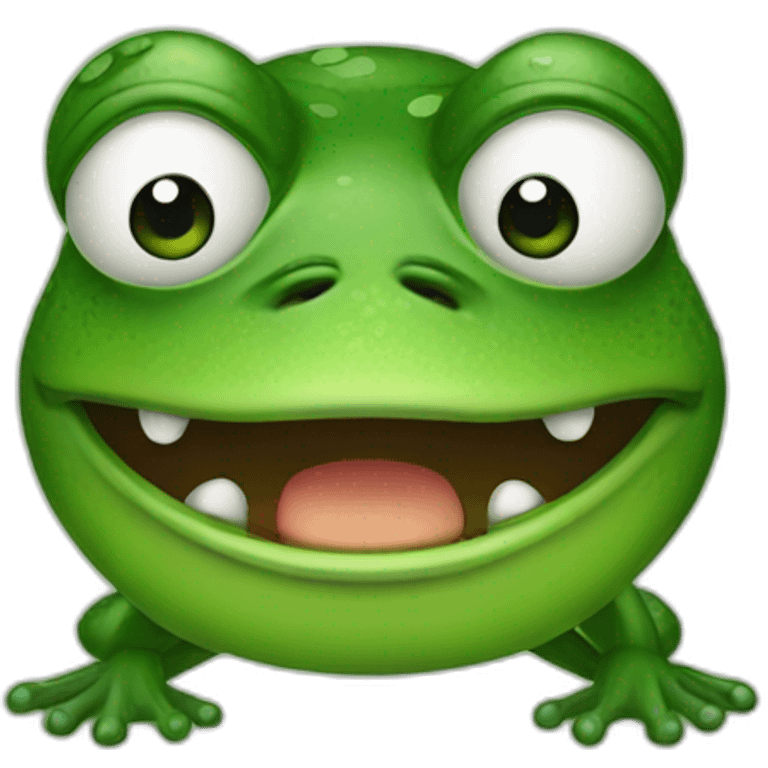 angry frog emoji