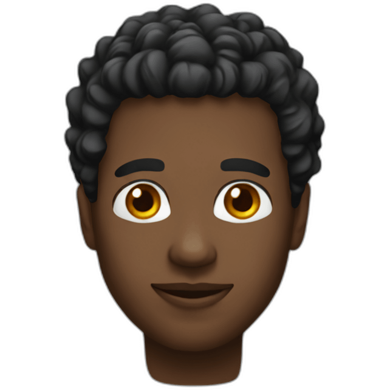 Black man emoji