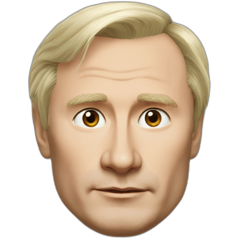 Vladmir Putin with thick hair emoji