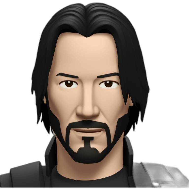 Keanu Reeves cyberpunk 2077 emoji