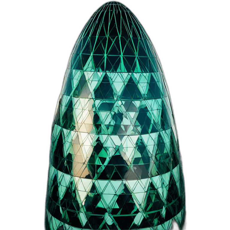 London gherkin glass building emoji