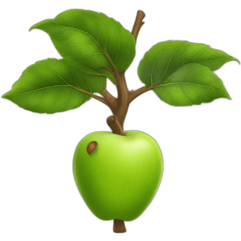 newton tree apple emoji