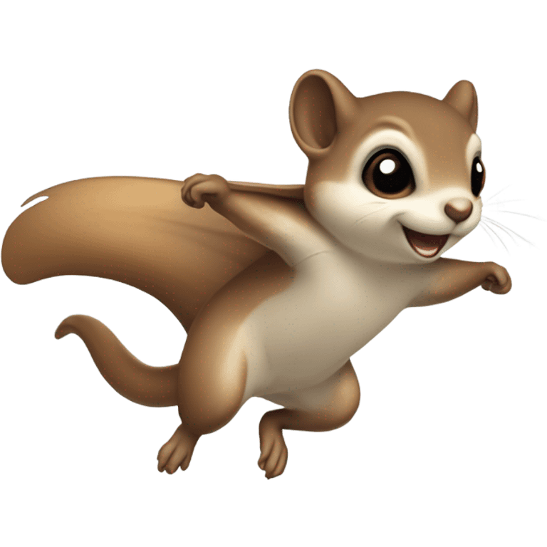 Flying squirrel emoji