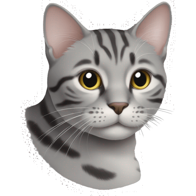 cat cat tabby grey emoji