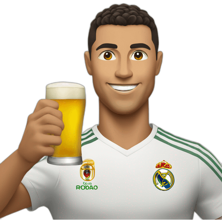 Ronaldo-take-beer emoji