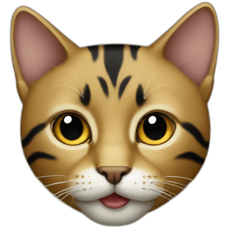 cat black gold emoji