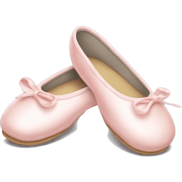 Pale pink ballet shoes emoji