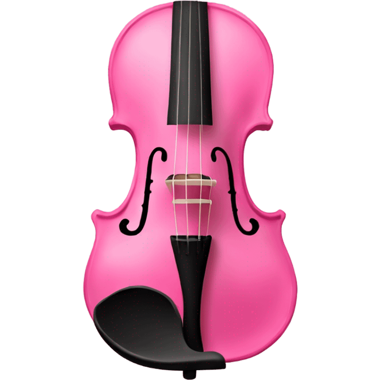 Pink violin  emoji