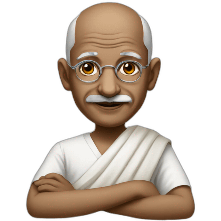 gandhi emoji